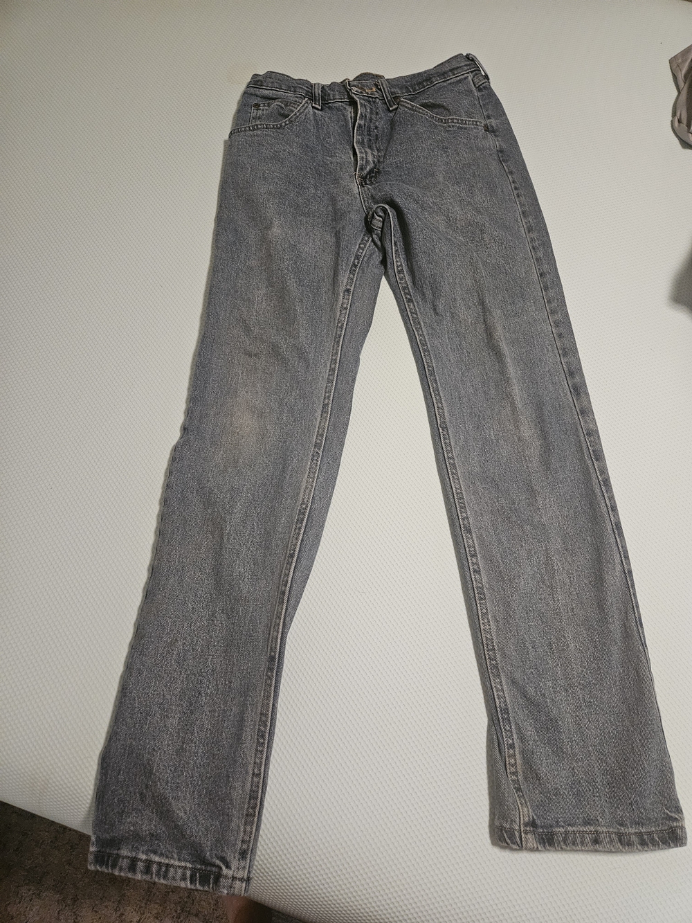 Wrangler Men’s Faded Denim Straight-Leg Jeans